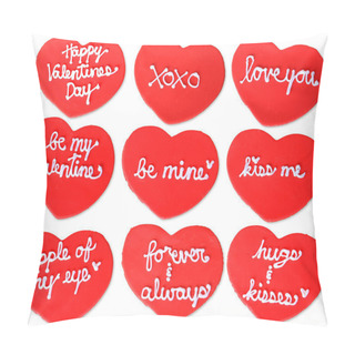 Personality  Valentines Heart Cookies Pillow Covers