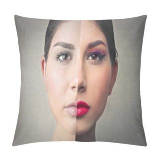 Personality  Double Makeup Pillow Covers