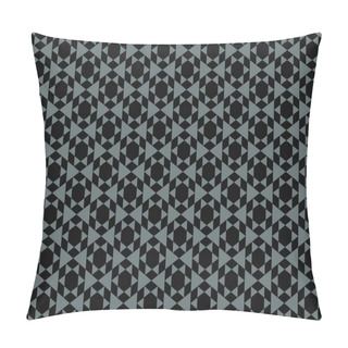 Personality  Abstract Creative Background With Repeated Shapes Pillow Covers