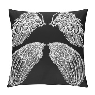 Personality  Angel Or Bird Wings Set.  Pillow Covers