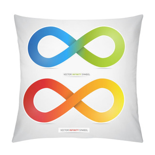 Personality  Colorful Infinity Symbol Pillow Covers