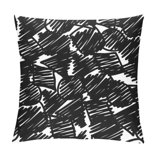 Personality  Geometric Seamless Pattern. Netting Structure. Abstract Pattern Pillow Covers