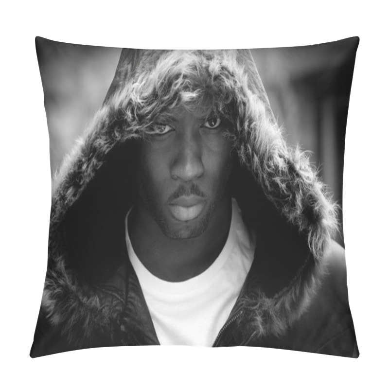 Personality  Angry Looking Man Pillow Covers