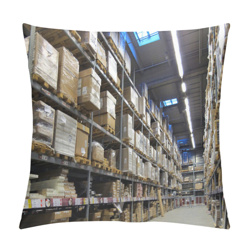 Personality  Warehouse With Goods Packed Pillow Covers