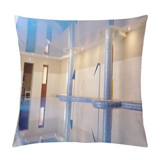 Personality  Interior Of The Swimming Pool Pillow Covers