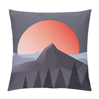 Personality Night Landscape Design Pillow Covers
