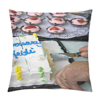 Personality  Anniversary Cake Pillow Covers