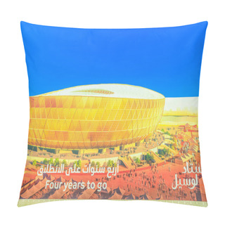 Personality  Lusail Stadium 2022 World Cup Pillow Covers
