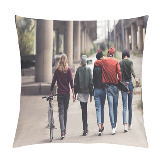 Personality  Group Of Young Stylish People Pillow Covers