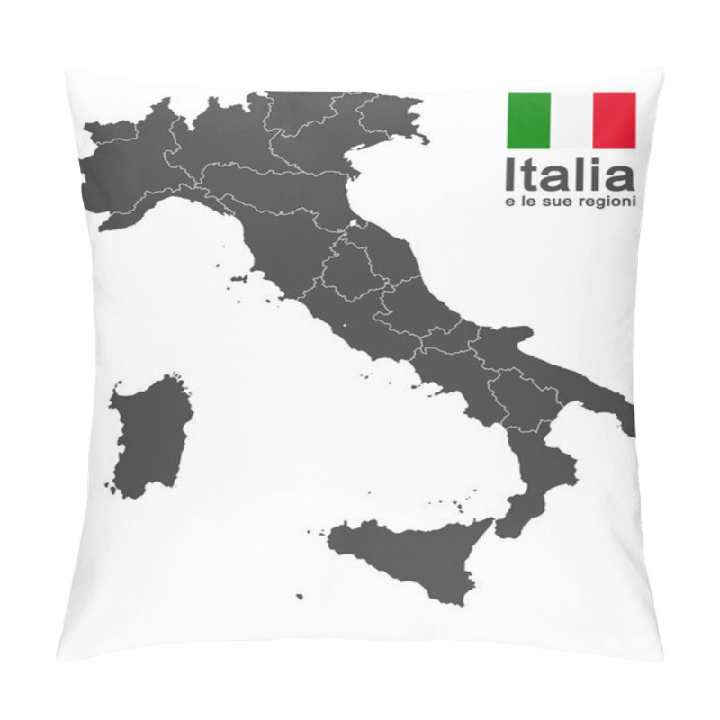Personality  Italy and regions pillow covers