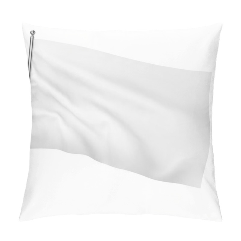 Personality  Blank White Flag Pillow Covers