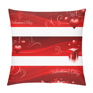 Personality  Valentine's Day Banners Pillow Covers