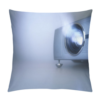 Personality  Video Projector At Business Conference  Pillow Covers