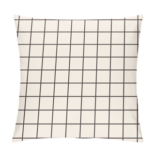 Personality  Cell Grid Stripped Geometric Seamless Pattern. Pillow Covers