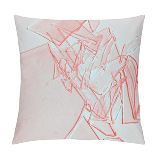 Personality  Broken Glass Red Pillow Covers