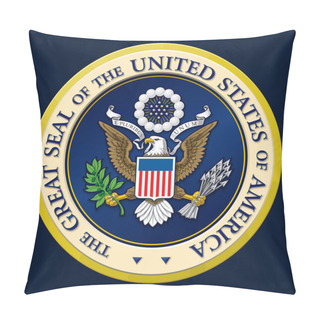 Personality  The Great Seal Of The US Pillow Covers