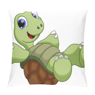 Personality  Turtle Cartoon Pillow Covers