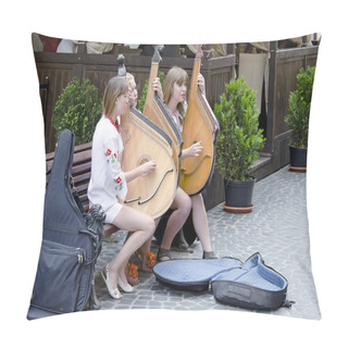 Personality  Street Musicians In Lviv Pillow Covers