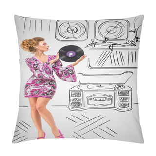 Personality  Vinyl Collection. Pillow Covers