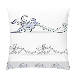 Personality  Abstract Flora Design Element. Pillow Covers