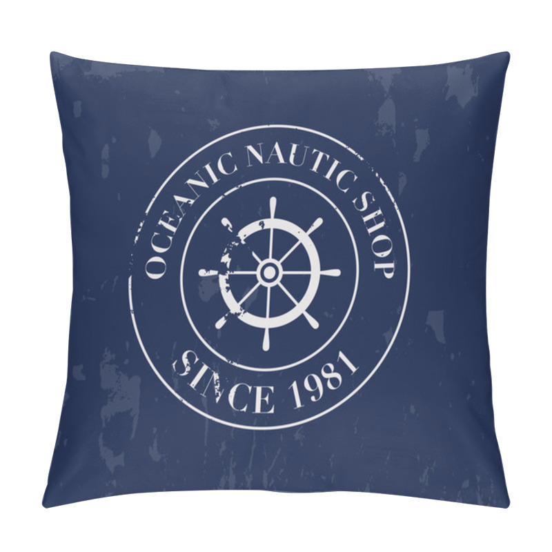 Personality  Retro Nautical Logo  Pillow Covers