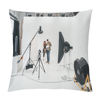 Personality  Photo Studio With Lighting Equipment   Pillow Covers