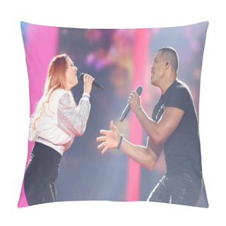 Personality  Valentina Monetta & Jimmie Wilson Eurovision 2017 Pillow Covers