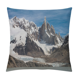 Personality  Cerro Torre At Perfect Weather No Clouds!!! Pillow Covers