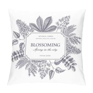 Personality  Vintage Floral Template Pillow Covers