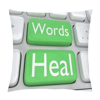 Personality  Words Heal Concept Pillow Covers