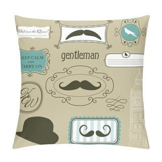 Personality  Doodle Frames In British Style Pillow Covers
