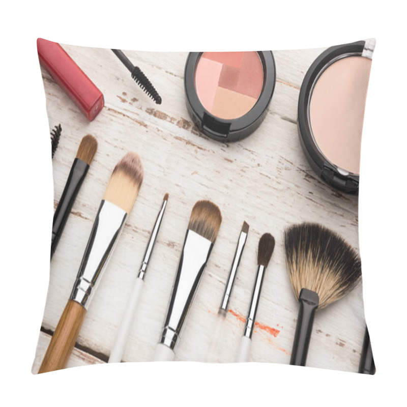 Personality  brushes and decorative cosmetics pillow covers