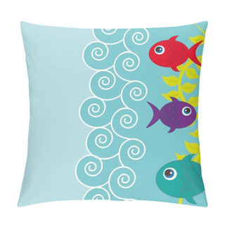 Personality  Cute Fishes Pillow Covers