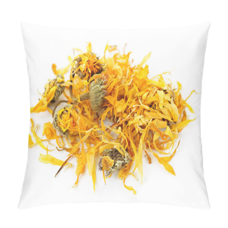 Personality  Dried calendula herb flowers pillow covers