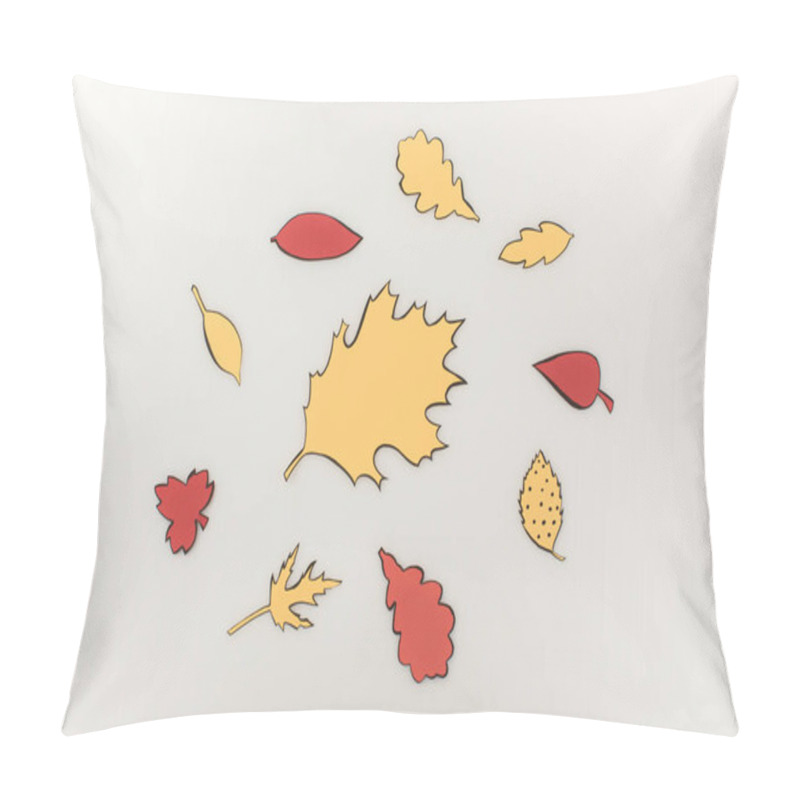 Personality  Various Drawn Autumnal Leaves Pillow Covers