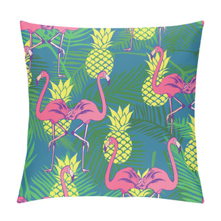Personality  Flamingos Seamless Pattern Pillow Covers
