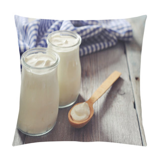 Personality  Greek Yogurt In A Glass Jars Pillow Covers