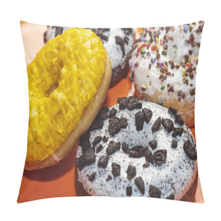 Personality  Delicious Donuts With Chocolate Pillow Covers