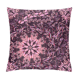 Personality  Seamless Background Damask Pattern.  Pillow Covers