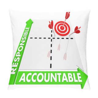 Personality  Responsible Accountable Matrix Best Choice 3d Illustration Pillow Covers