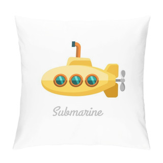 Personality  Submarine. Pillow Covers