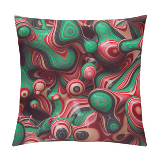 Personality  3d Abstract Wavy Background Pillow Covers