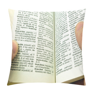 Personality  Pocket Dictionary Pillow Covers