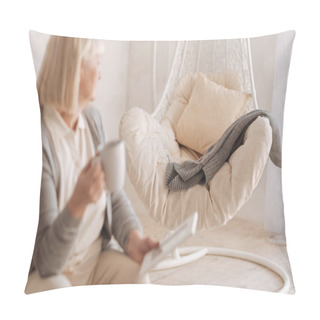 Personality  Empty Armchair Standing In The Room Pillow Covers