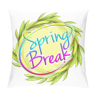 Personality  A Spring Break Template Pillow Covers