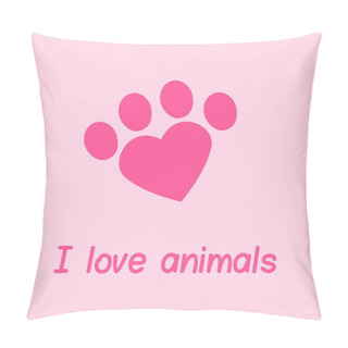 Personality  I Love My Dog Or Cat Pillow Covers