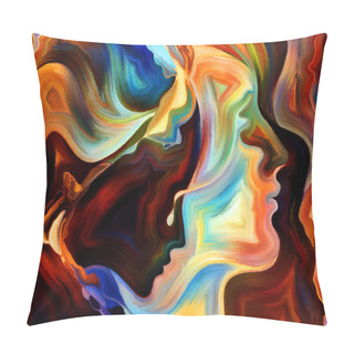 Personality  Kiss Of Inner Paint Pillow Covers