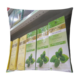 Personality  Twinings Tea In Retail Market Pillow Covers