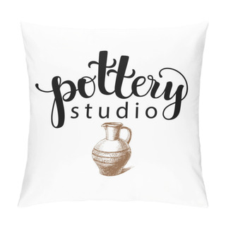 Personality  Pottery Studio Logo Pillow Covers