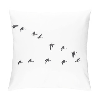 Personality  Flying Geese In V Shape Isolated Pillow Covers